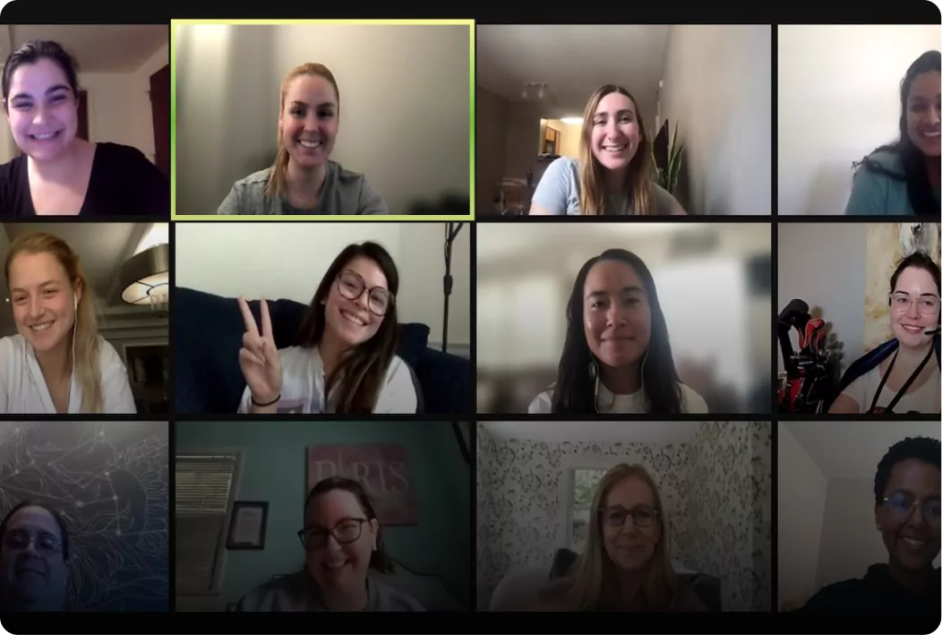 Group zoom call screenshot